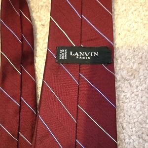 Lanvin Men's Red Tie